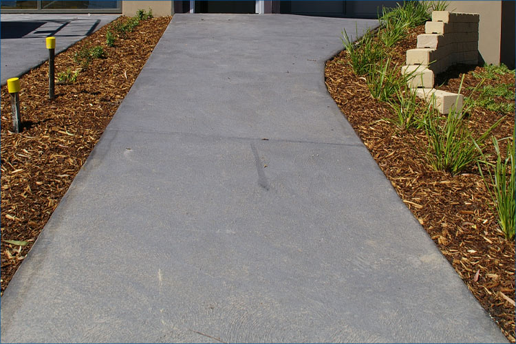 Photo of front pathway for leading to reception of a commercial building in ringwood.